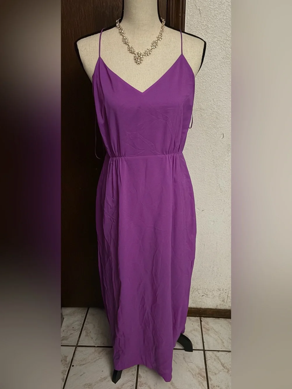 J Crew Purple Maxi Dress Women’s Size 8